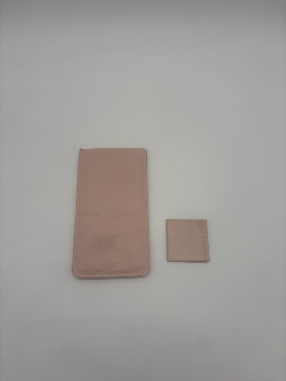 Chloé Blush Pink Eyeglasses Sunglasses Case + Cleaning Cloth